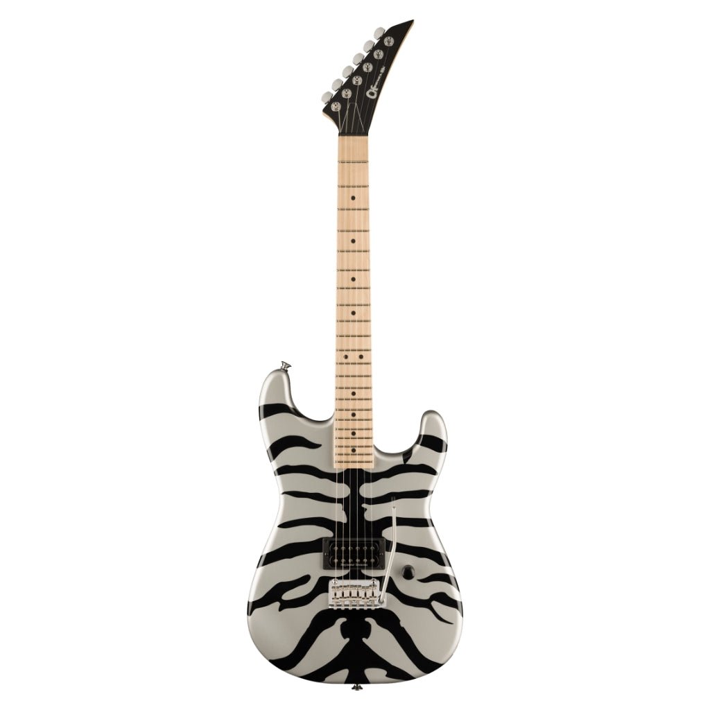 Charvel Super Stock SD1 H 2PT M with Maple Fingerboard - Silver Bengal Electric Guitars Sky Music