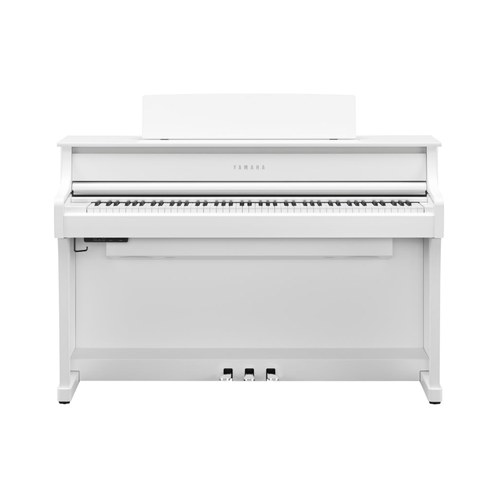 Yamaha - CLP875WH Clavinova Digital Piano - White Finish