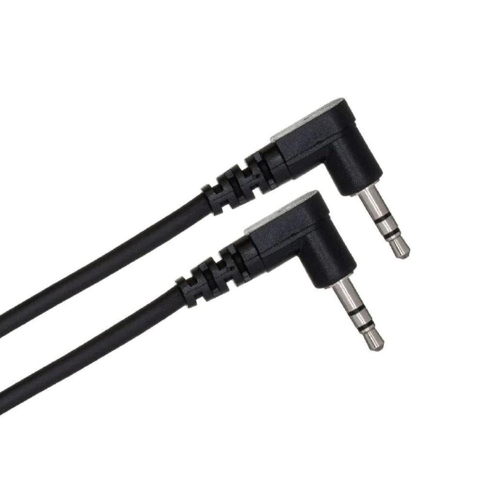 Hosa - 3.5mm TRS RA to Same - Interconnect Cable 8"