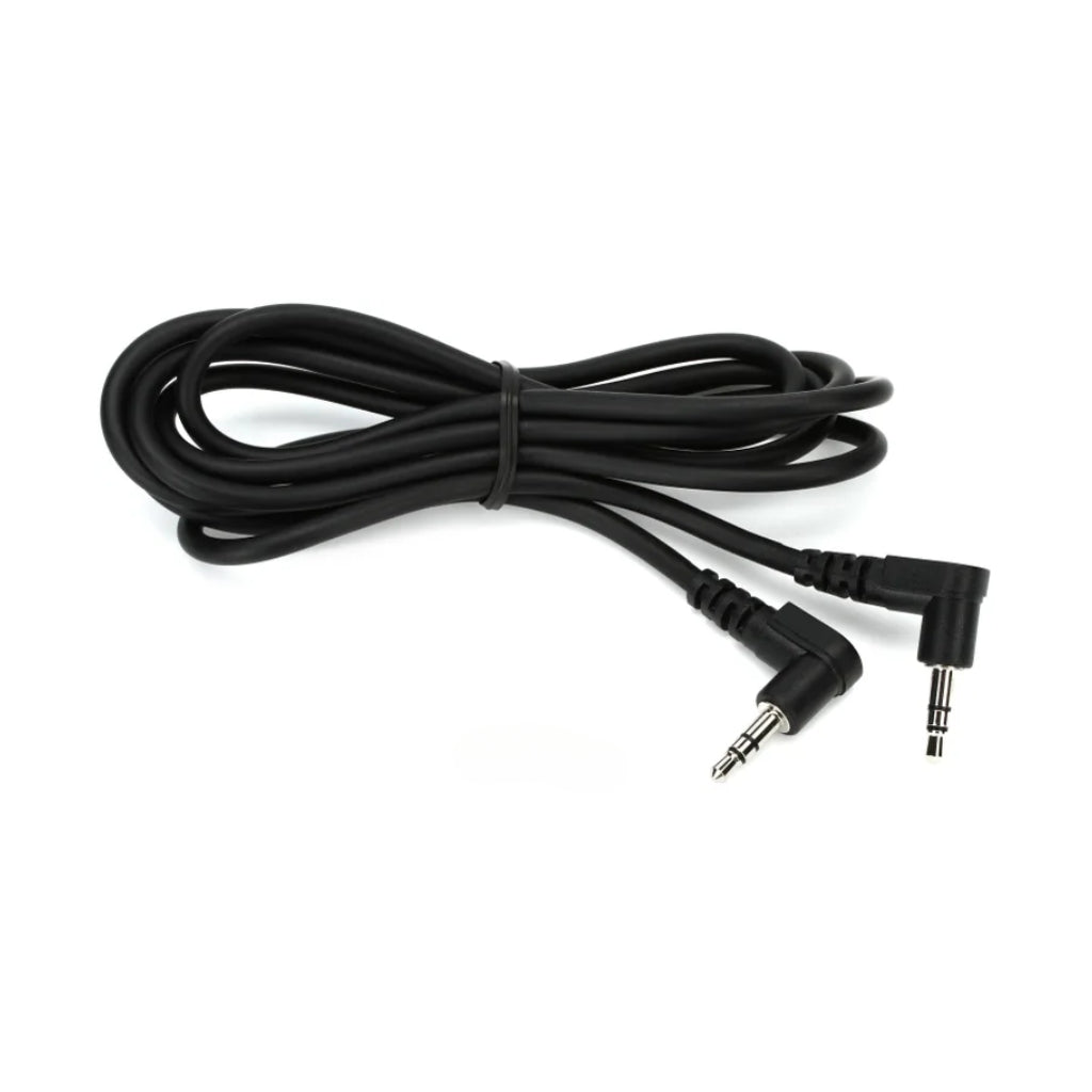 Hosa - Right-angle 3.5 mm TRS to Same - Stereo Interconnect Cable 5ft