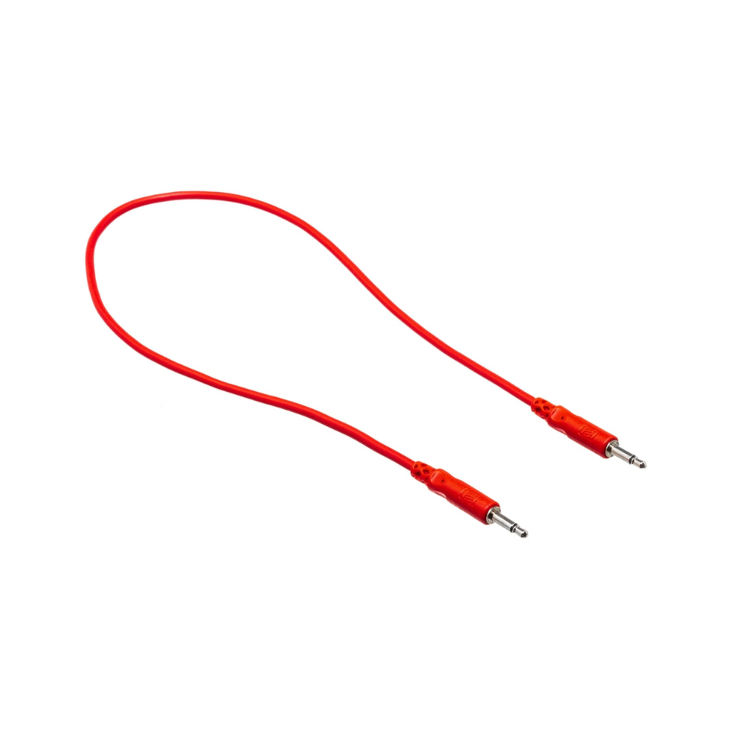 Hosa Technology - 3.5 mm TS to Same - Unbalanced Patch Cables 8pc 1ft