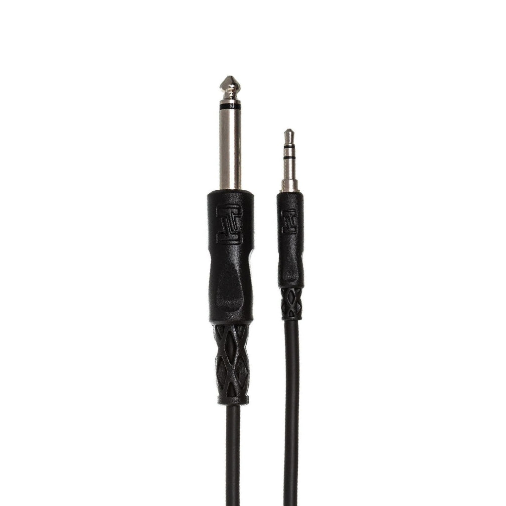 Hosa - 1/4" TS to 3.5mm TRS - Mono Interconnect 3ft