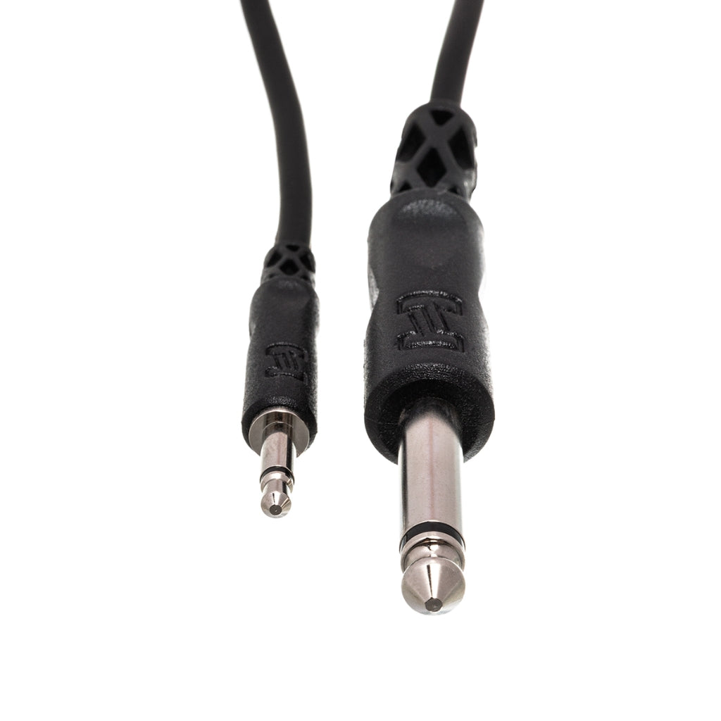 Hosa - 3.5mm TS to 1/4" TS - Mono Interconnect Cable 10ft
