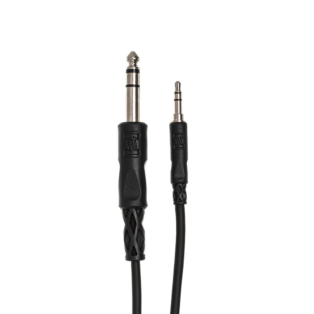 Hosa Technology - 3.5 mm TRS to 1/4 in TRS - Stereo Interconnect Cable 10ft