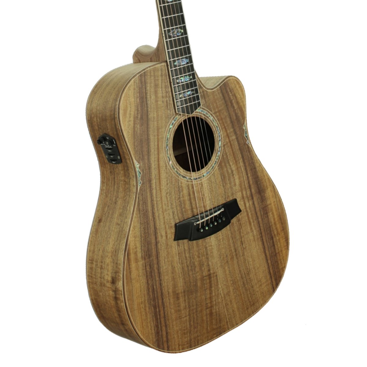 Cole Clark Fat Lady 3 Cutaway Acoustic-Electric Guitar - Blackwood Acoustic Guitars Sky Music