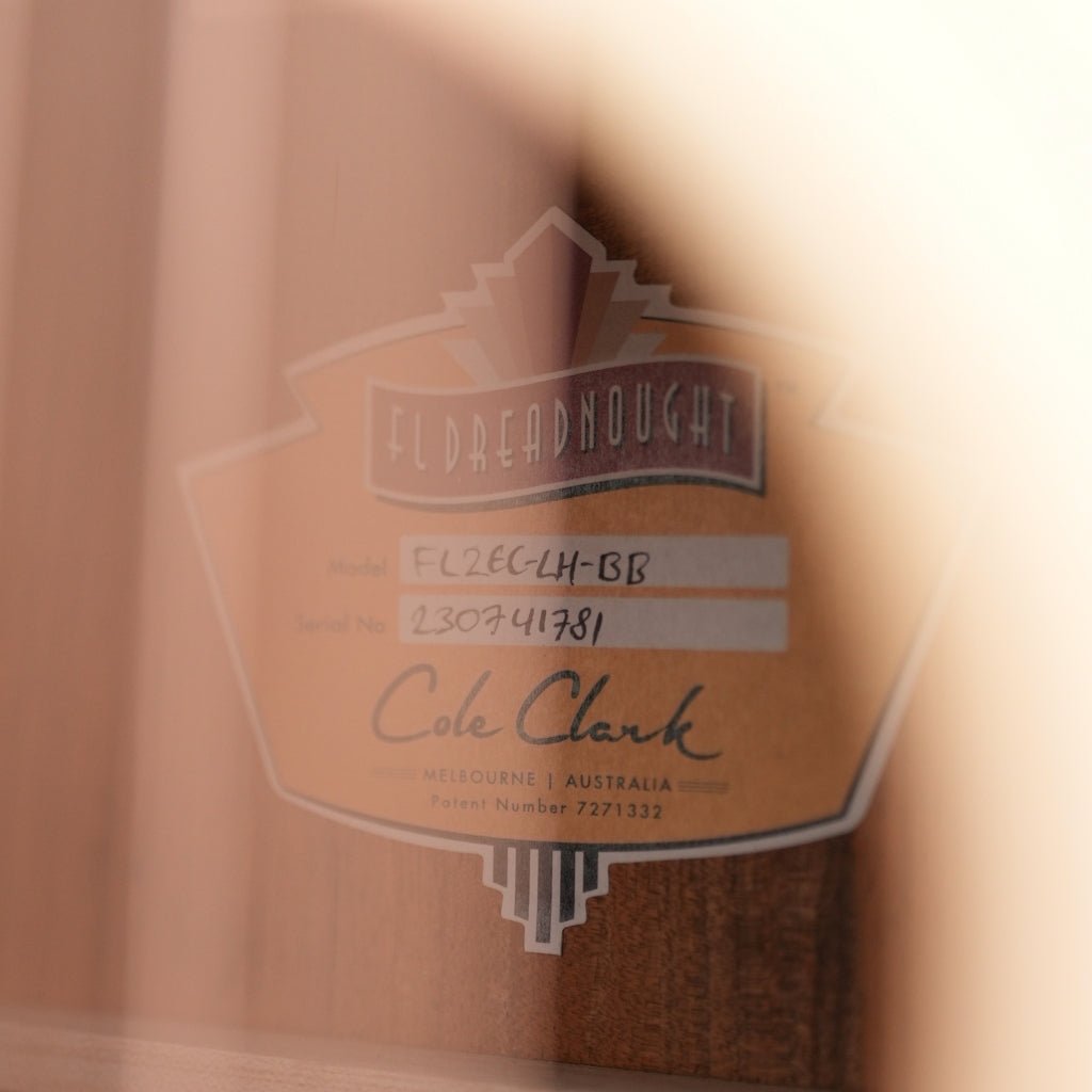 Cole Clark FL2EC Bunya Blackwood Left Handed Acoustic/Electric Guitar Acoustic Guitars Sky Music