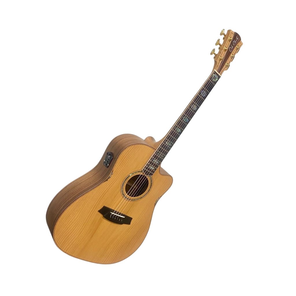 Cole Clark FL3EC EB39940 Cedar of Lebanon Top Acoustic/Electric Guitar - Natural Acoustic Guitars Sky Music