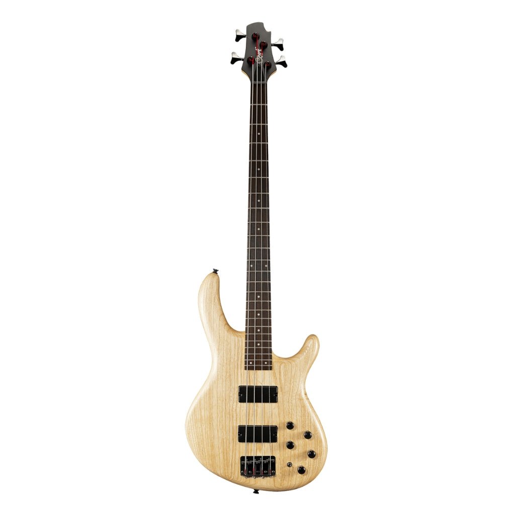 Cort Action DLX AS 4-String Bass Guitar - Open Pore Natural Bass Guitars Sky Music