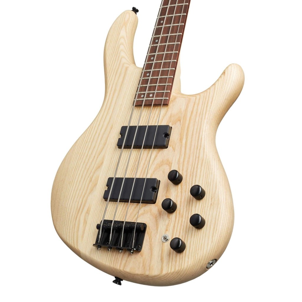 Cort Action DLX AS 4-String Bass Guitar - Open Pore Natural Bass Guitars Sky Music