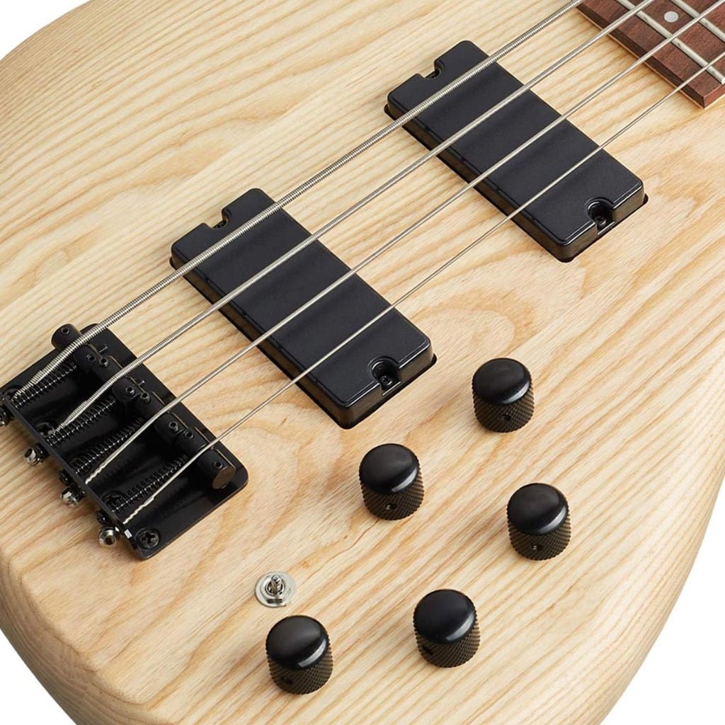 Cort Action DLX AS 4-String Bass Guitar - Open Pore Natural Bass Guitars Sky Music