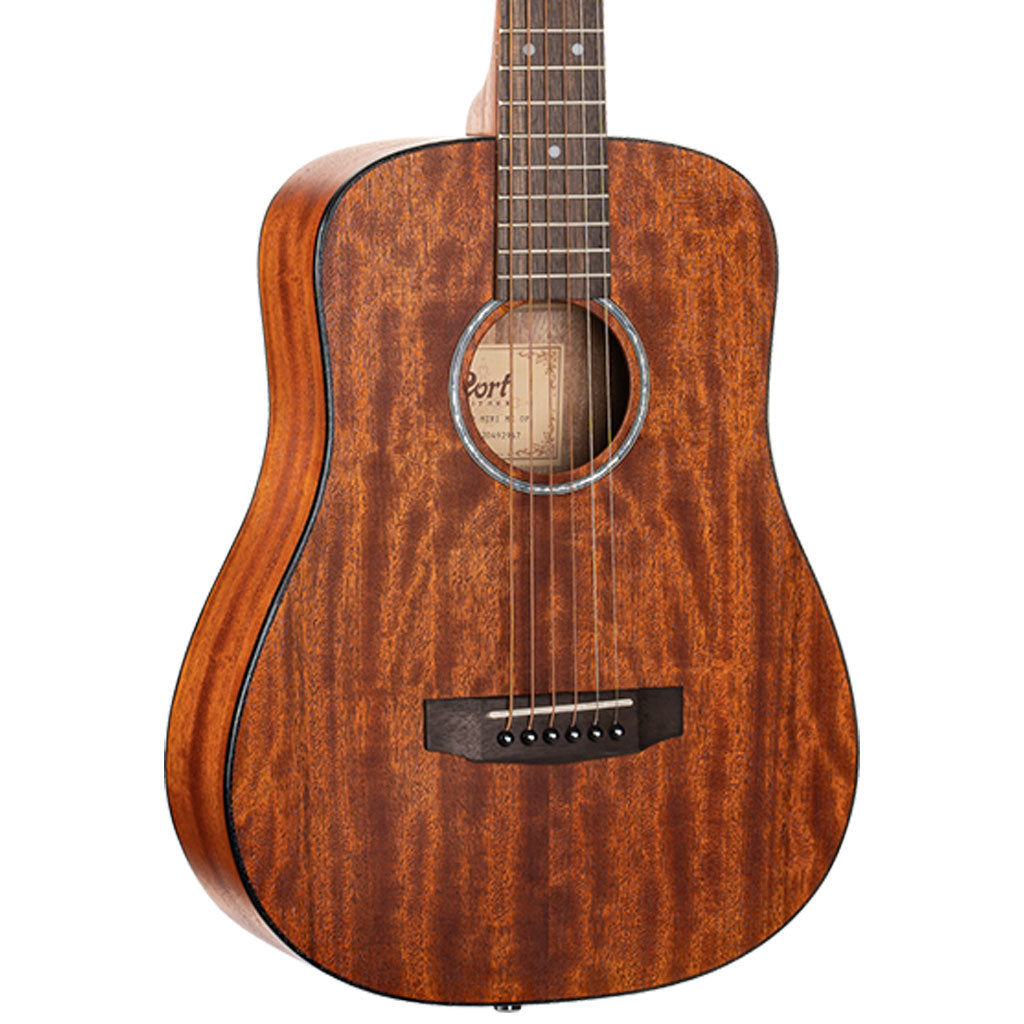 Cort AD Mini Mahogany Open Pore Acoustic Guitar with Bag