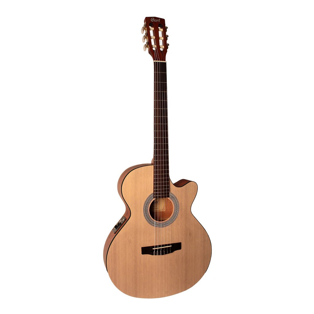 Cort CEC1 OP Slim Body Cutaway with Pickup Classic Guitar Classical Guitars Sky Music