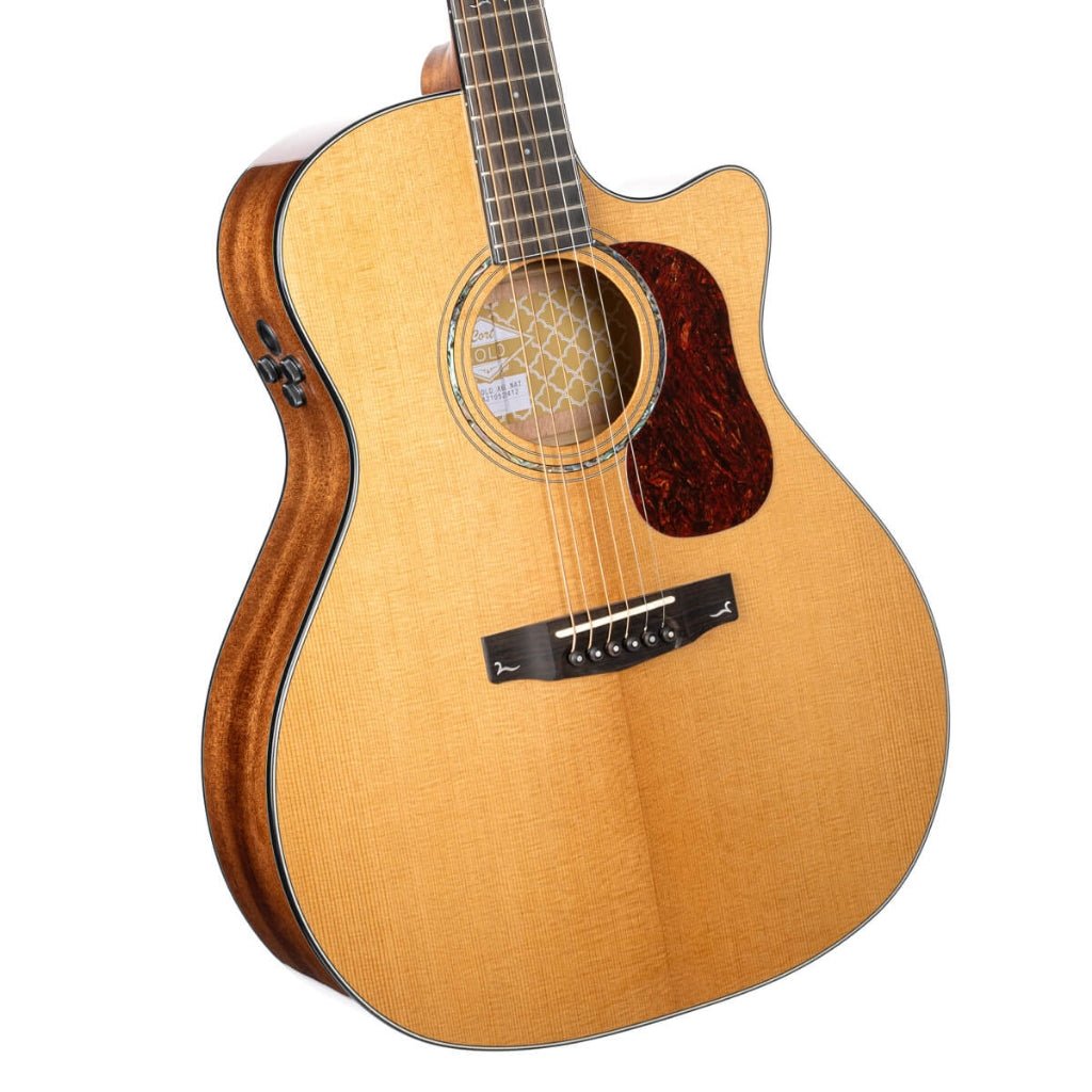 Cort Gold-A6 Gold Series Acoustic-Electric Guitar - Natural Acoustic Guitars Sky Music