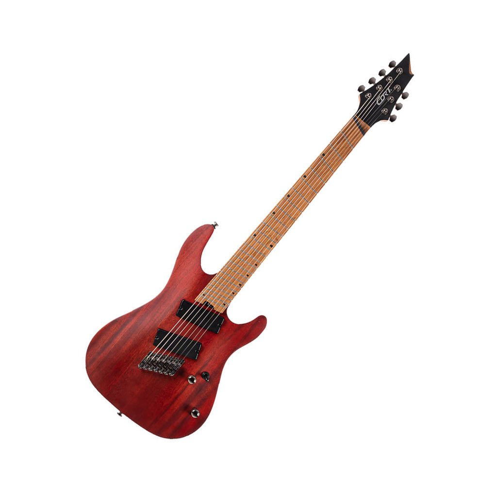 Cort KX307 7-String Electric Guitar - Open Pore Mahogany Electric Guitars Sky Music