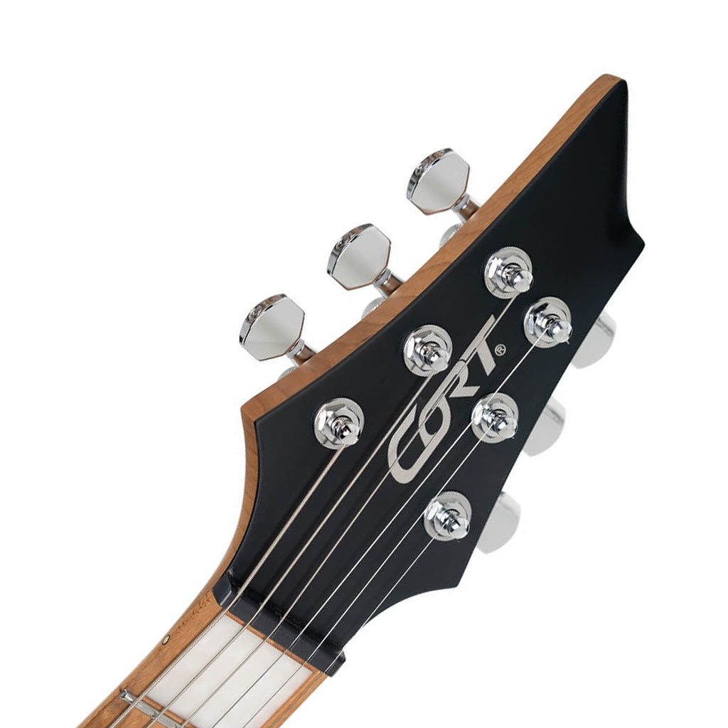Cort KX600 Infinite Fishman Fluence Pickups w/Bag - Black Satin Electric Guitars Sky Music