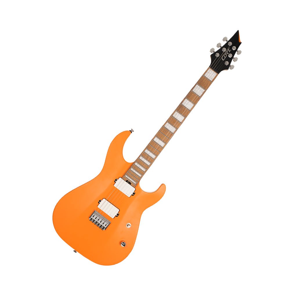 Cort KX600 Infinite Fishman Fluence Pickups w/Bag - Orange Crush Satin Electric Guitars Sky Music