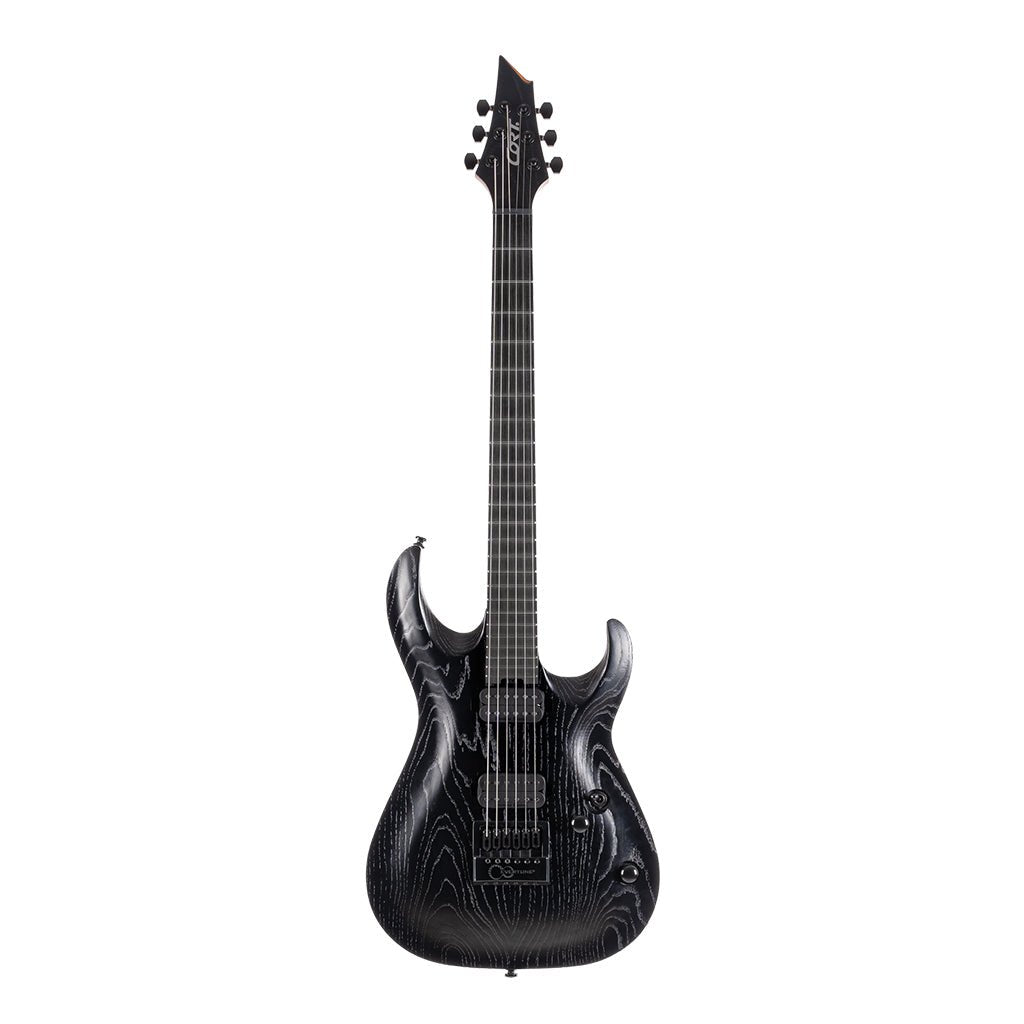 Cort KX700 Open Pore Black with Evertune Bridge and Deluxe Gigbag Electric Guitars Sky Music