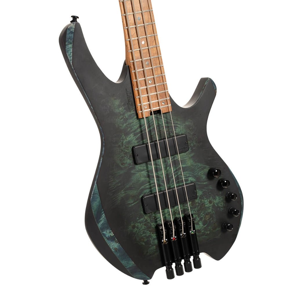 Cort Space 4 Bass - Stardust Green Bass Guitars Sky Music