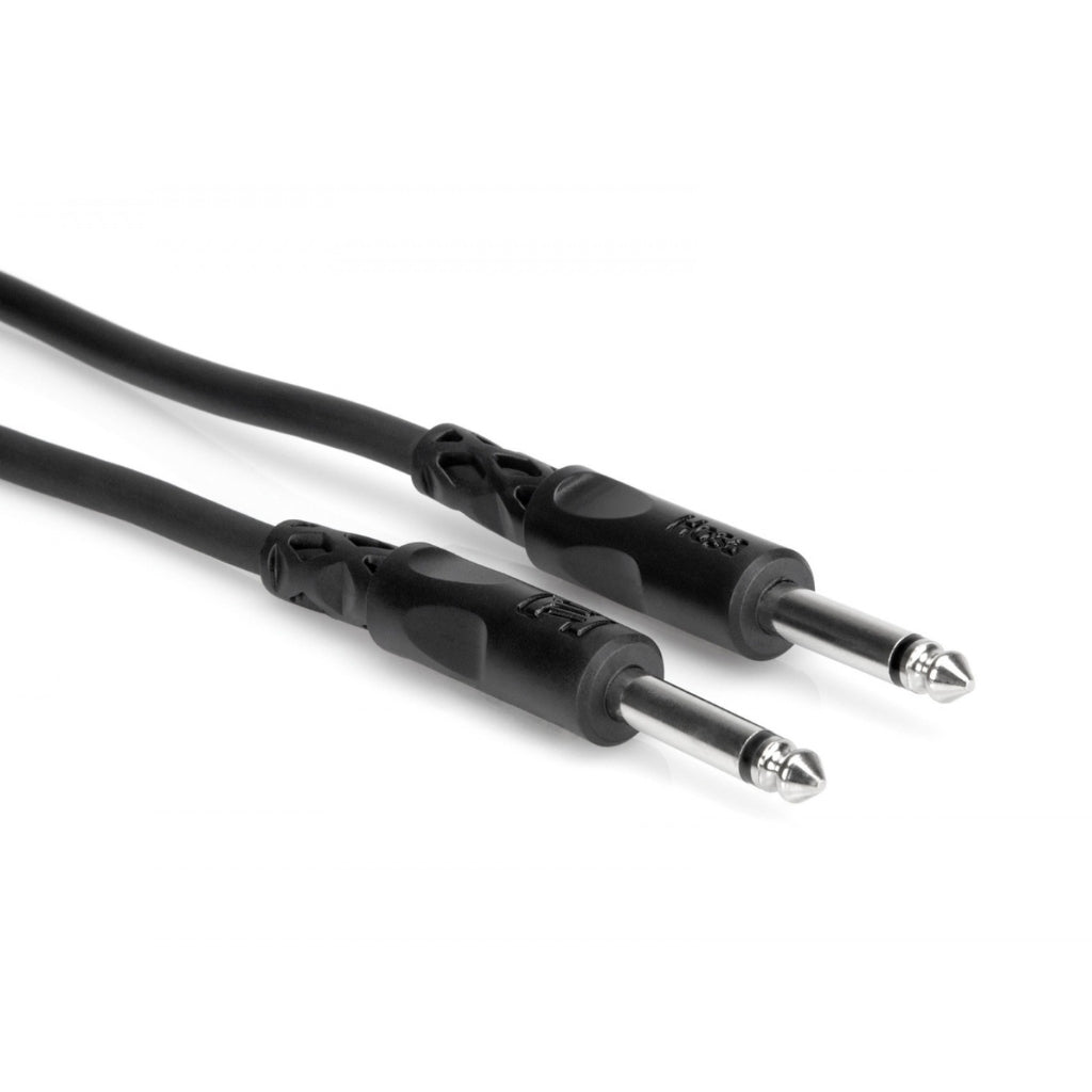 Hosa Technology 1/4 TS to 1/4 TS Unbalanced Interconnect 1ft