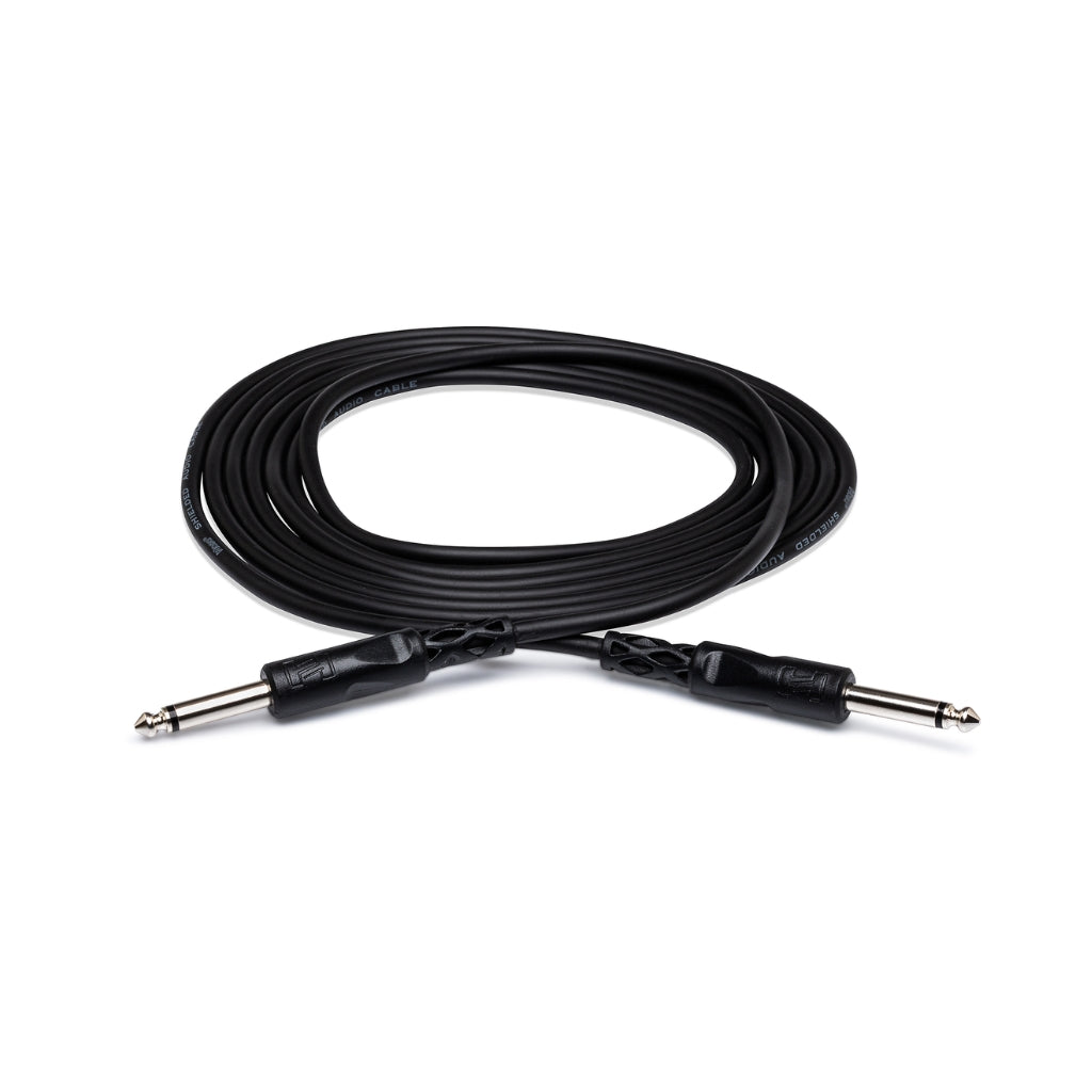 Hosa Technology - 1/4 in TS to Same - Unbalanced Interconnect Cable 15ft