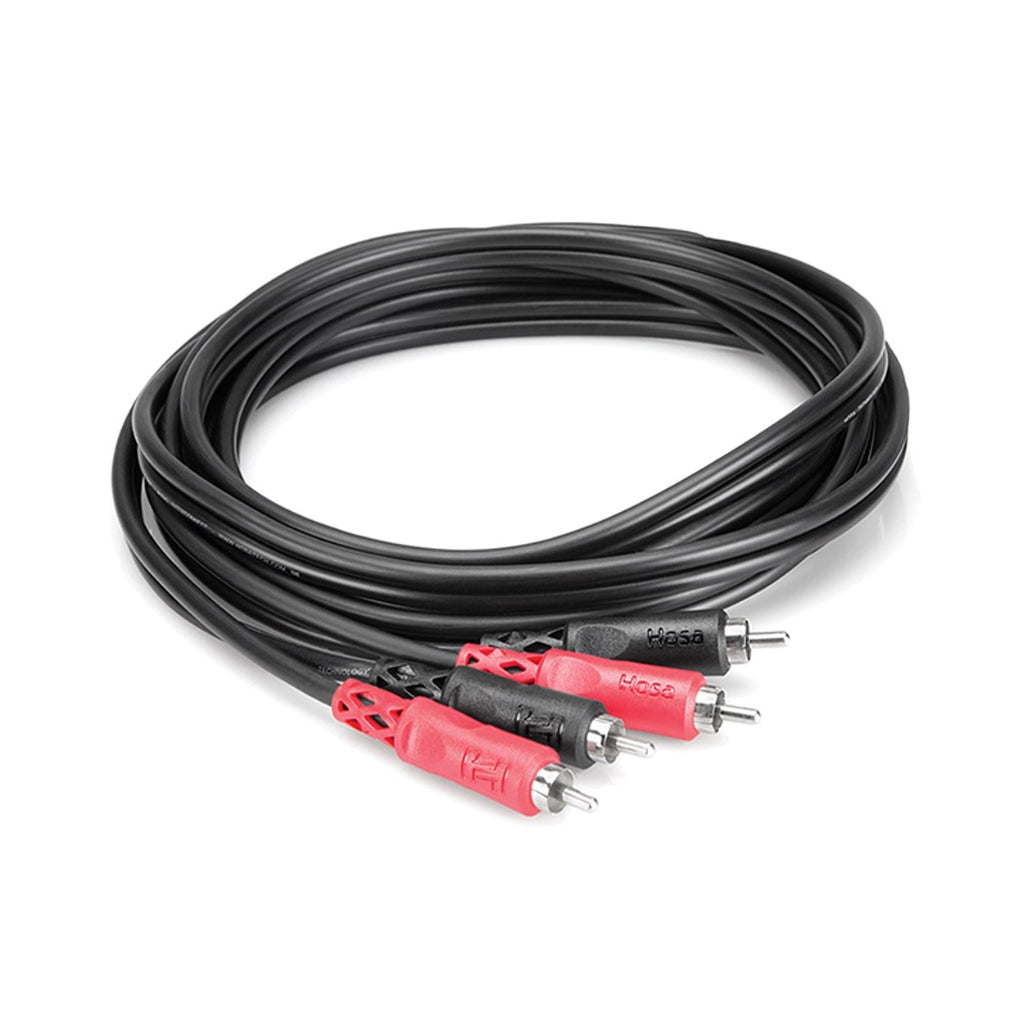 Hosa - Dual RCA to Same - Stereo Interconnect Cable 1m
