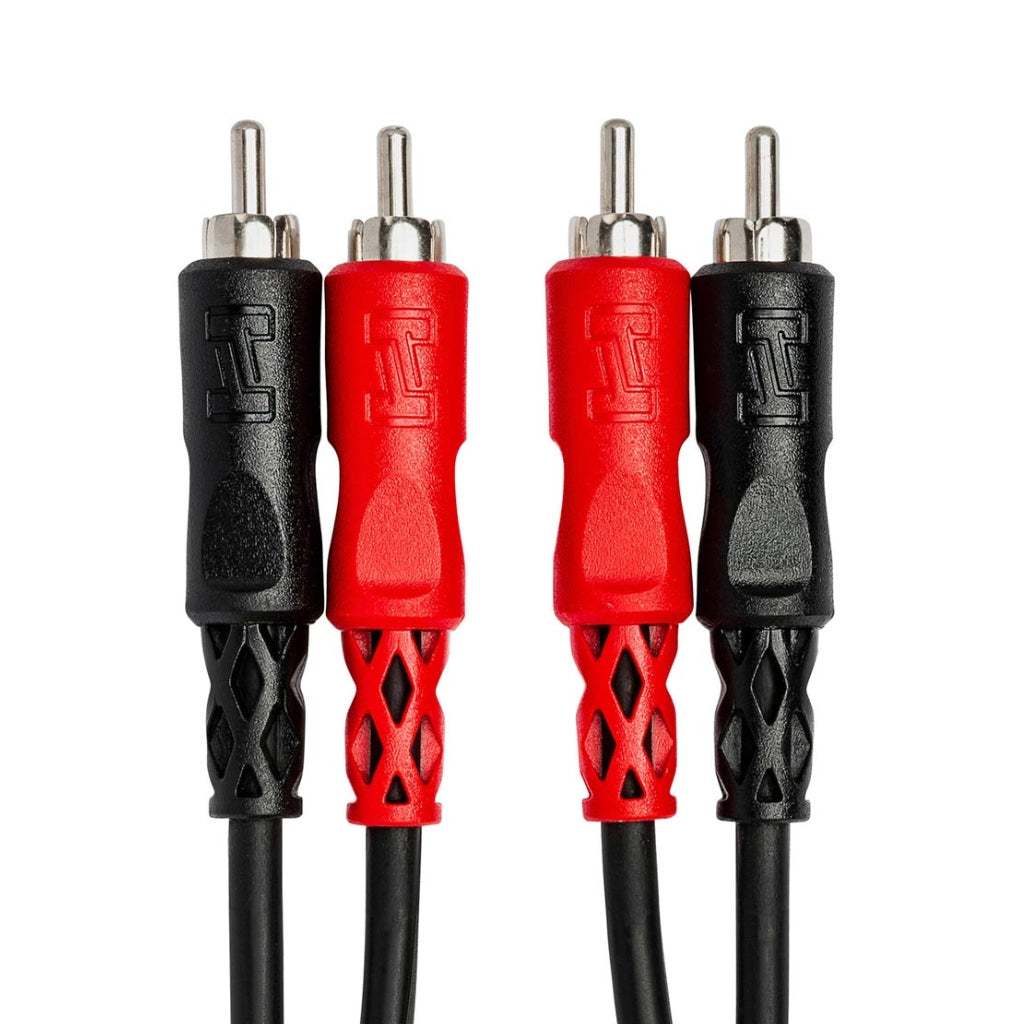 Hosa - Dual RCA to Same - Stereo Interconnect Cable 1m