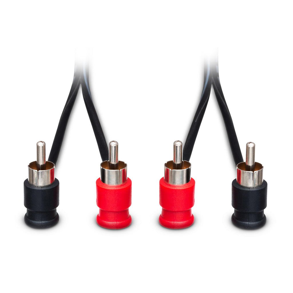 Hosa Technology - Dual Right-Angle RCA to Same - Stereo Interconnect Cable 1m
