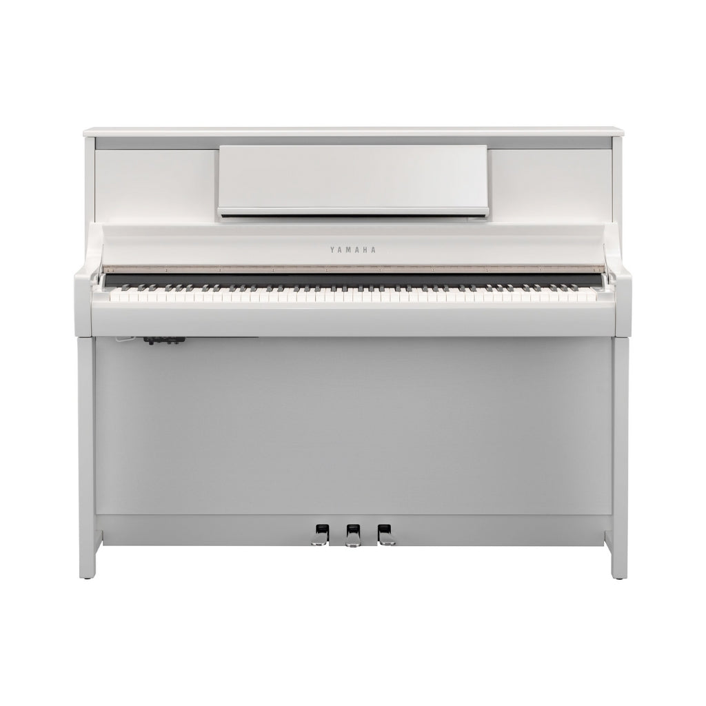 Yamaha - CSP295 - Smart Digital Piano with Stream Lights in Polished White
