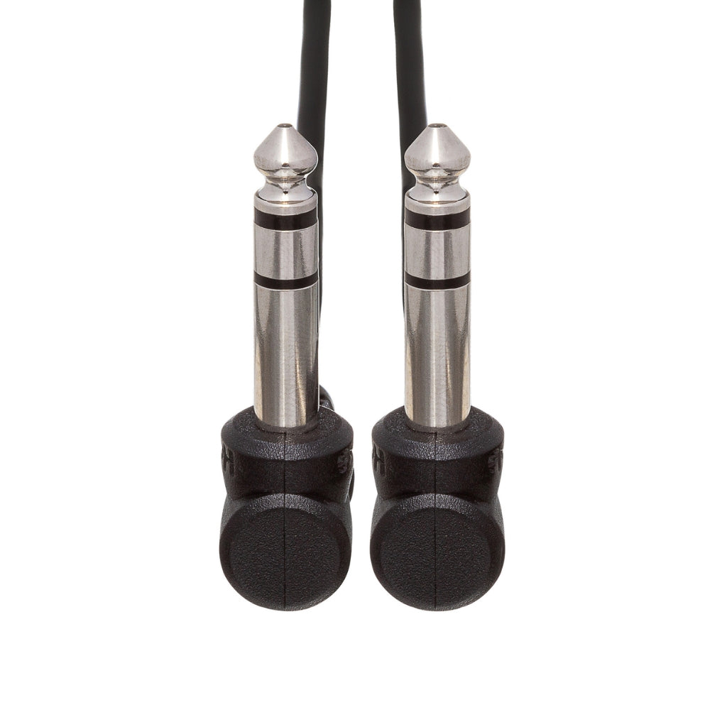 Hosa Technology - Right-Angled 1/4 in TRS to Same - Balanced Interconnect Cable