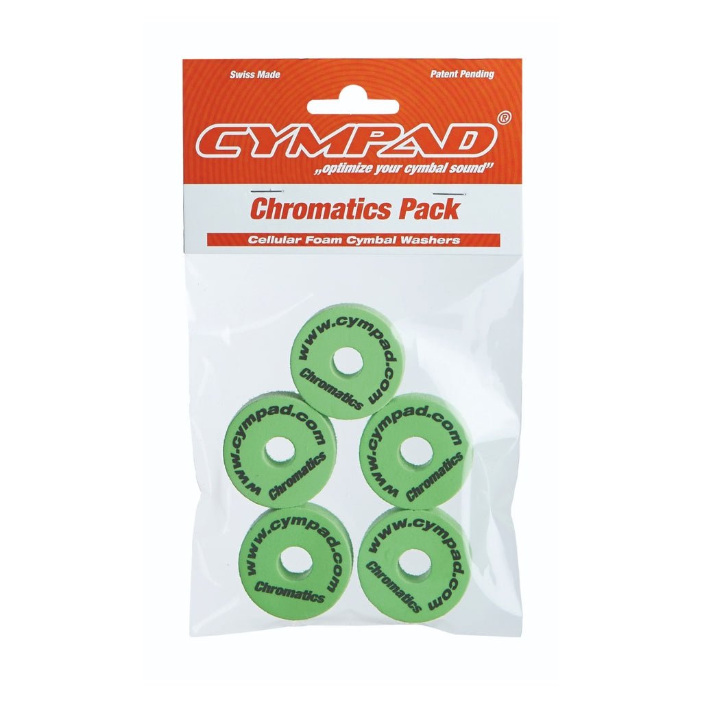 Cympad Chromatics Coloured Cymbal Washers - Green Drum Accessories Sky Music