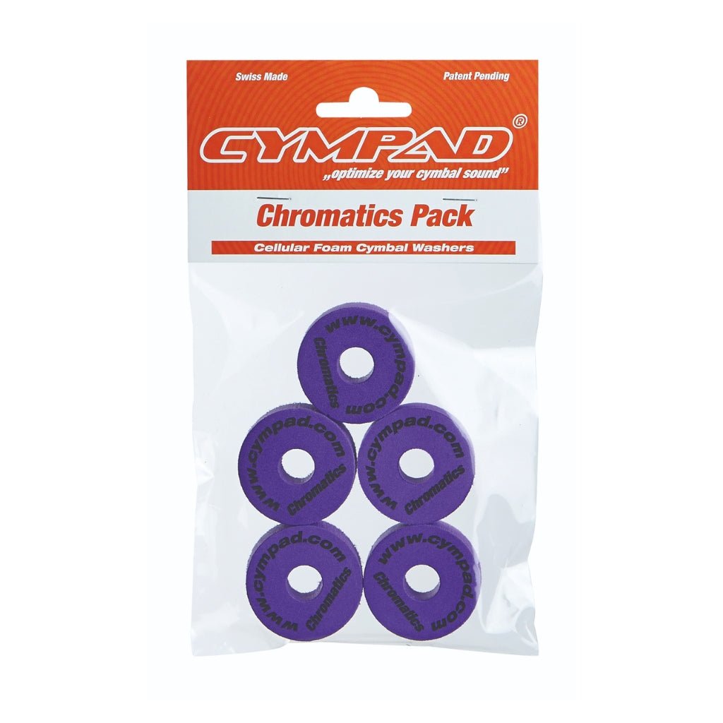 Cympad Chromatics Coloured Cymbal Washers - Purple Drum Accessories Sky Music