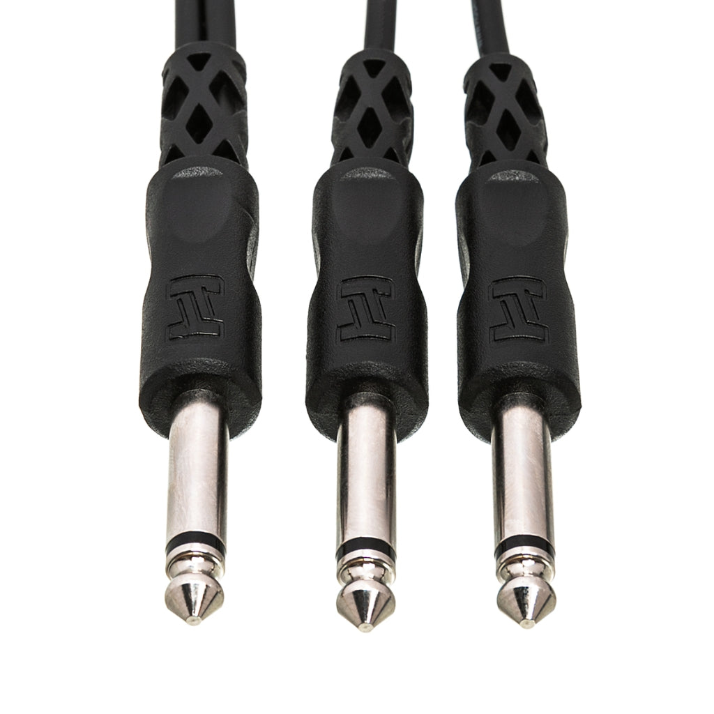 Hosa Technology - 1/4 in TS to Dual 1/4 in TS - Y Cable 5ft