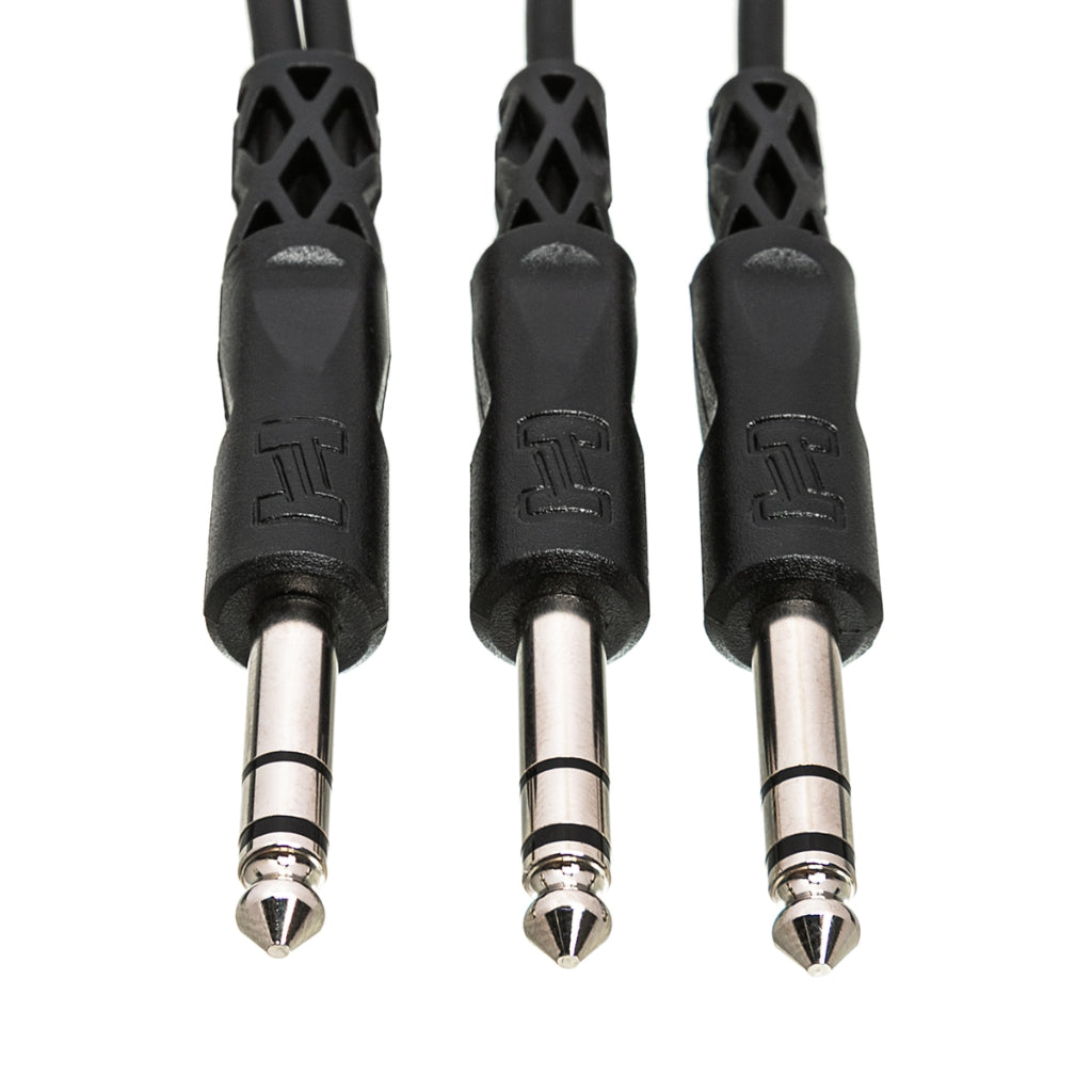 Hosa Technology - 1/4 in TRS to Dual 1/4 in TRS - Y Cable 3ft