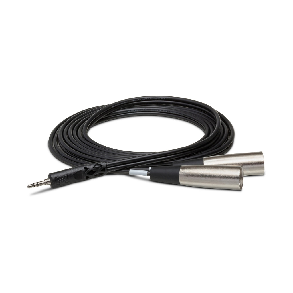 Hosa Technology - 3.5 mm TRS to Dual XLR3M - Stereo Breakout Cable 3m