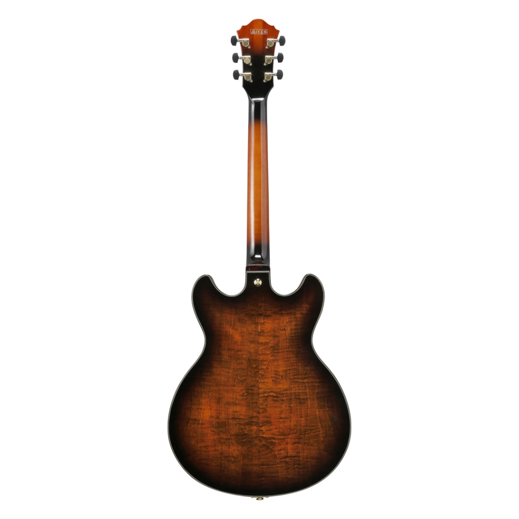 Ibanez - ASH300 Semi Acoustic-Electric Guitar - Tobacco Brown