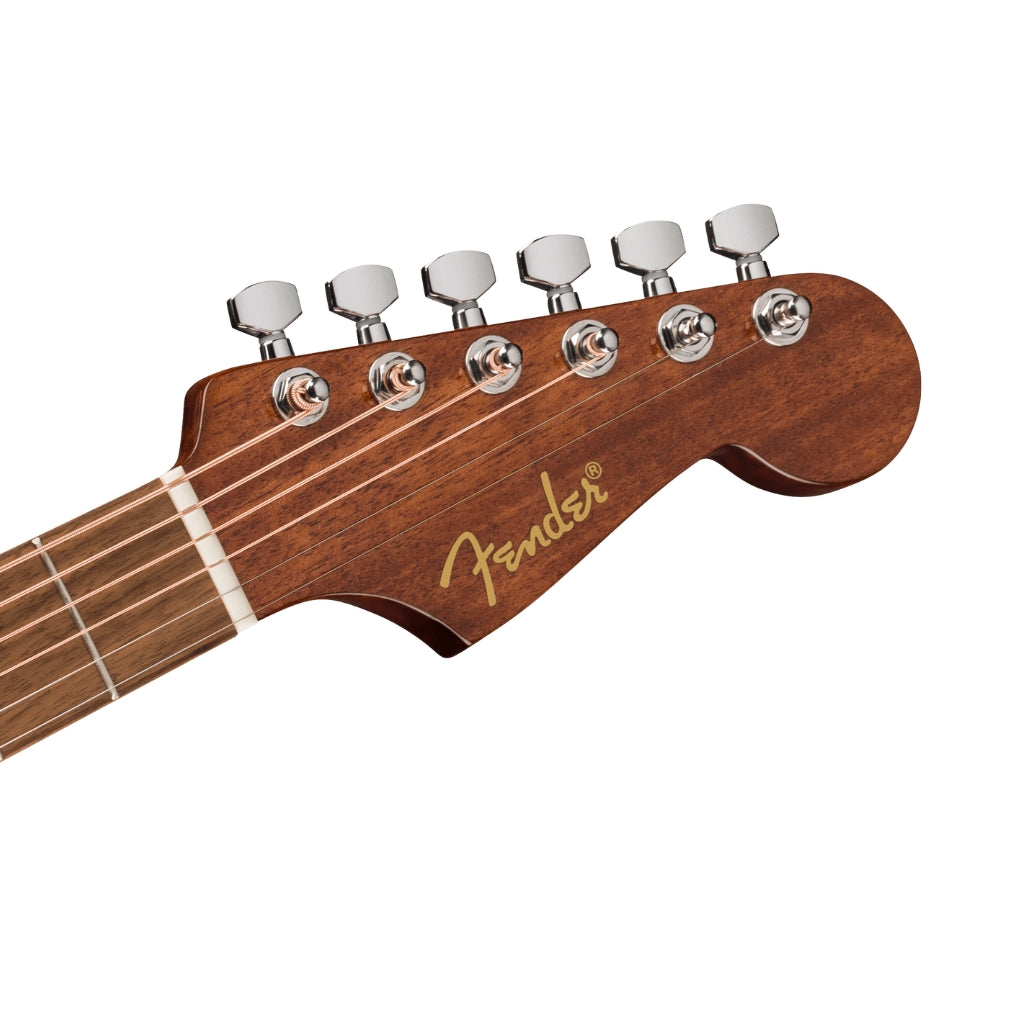 Fender - California Standard Redondo Mini Acoustic Guitar with Bag - Black