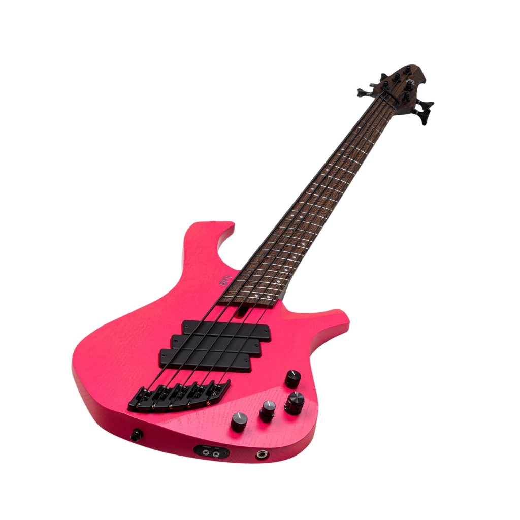 Mayones Ori Enji 5 Bass Guitar - Monolith Hot Pink