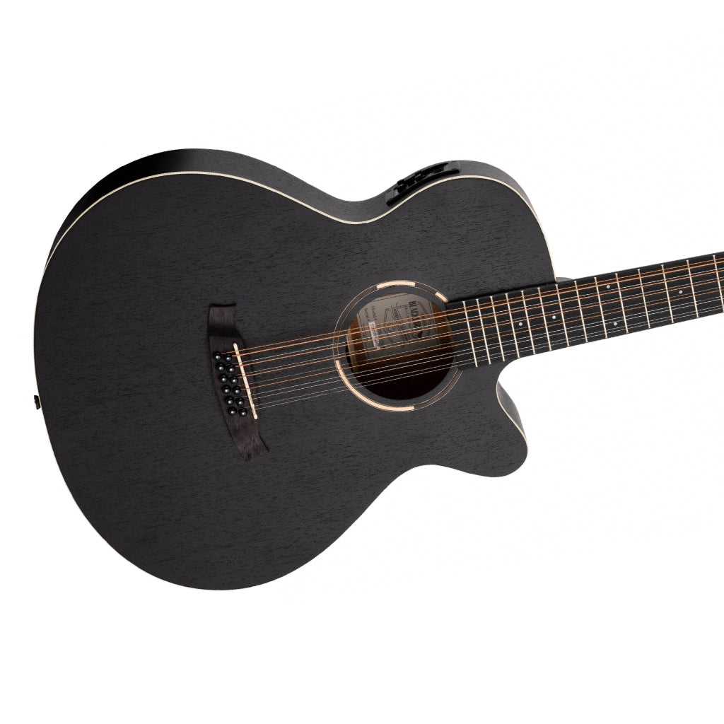 Tanglewood - TWBBSFCE12 Blackbird SuperFolk 12-String Acoustic-Electric Guitar - Smokestack Satin