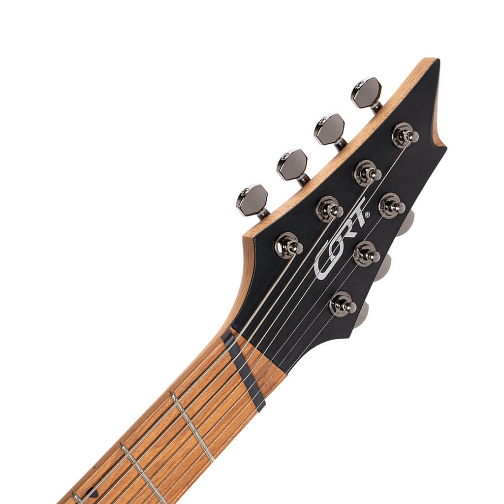 Cort KX307 7-String Electric Guitar - Open Pore Mahogany