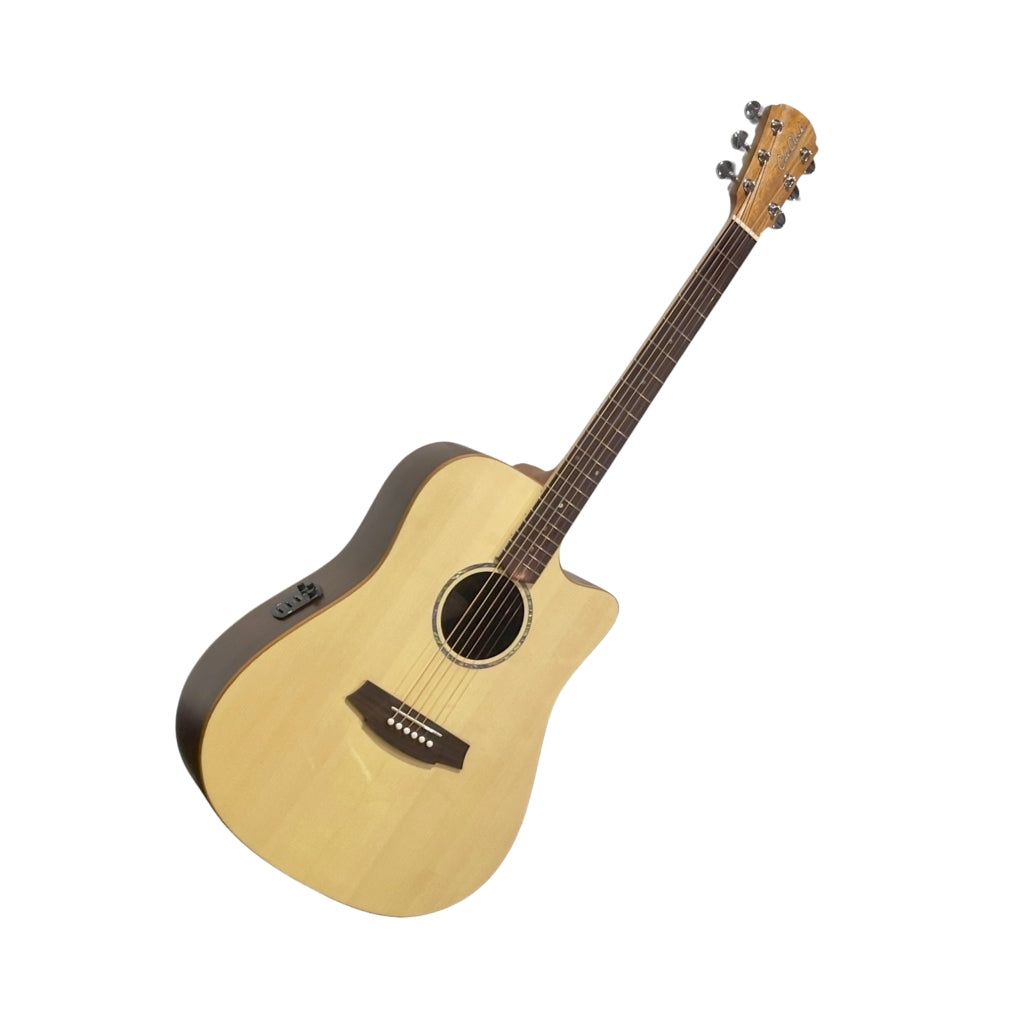 Cole Clark Studio Dreadnought Solid Spruce Top Solid Rosewood Back & Sides Acoustic-Electric Guitar - Made in China & Australia