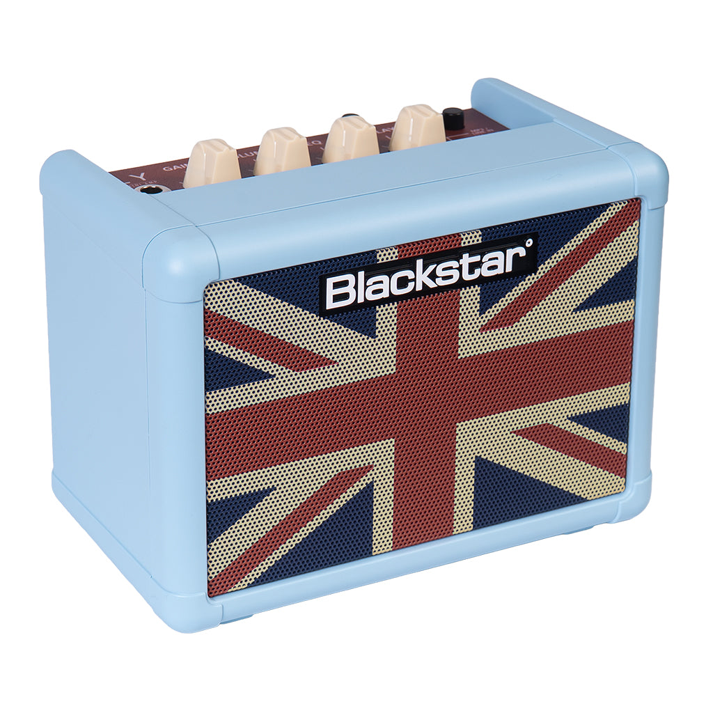 Blackstar Fly 3-Watt 2-Channel Compact Amplifier- Baby Blue Union Jack