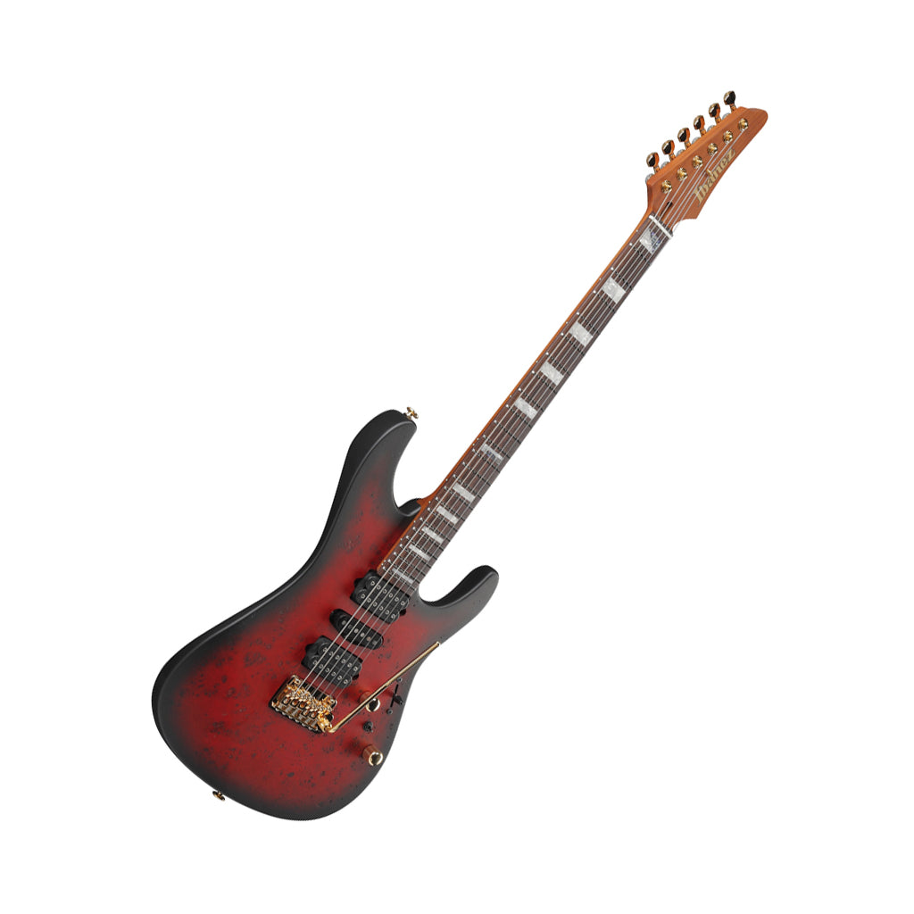 Ibanez KIKO300 Kiko Loureiro Signature Electric Guitar - Ruby Red Sunburst Flat