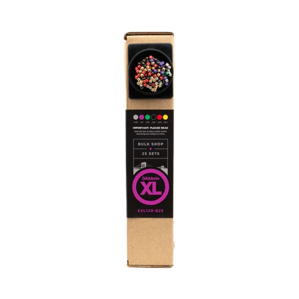 D'Addario EXL120 XL Nickel Wound Electric Guitar Strings - .09-.042 Super Light (25-pack) Fretted Instrument Strings Sky Music