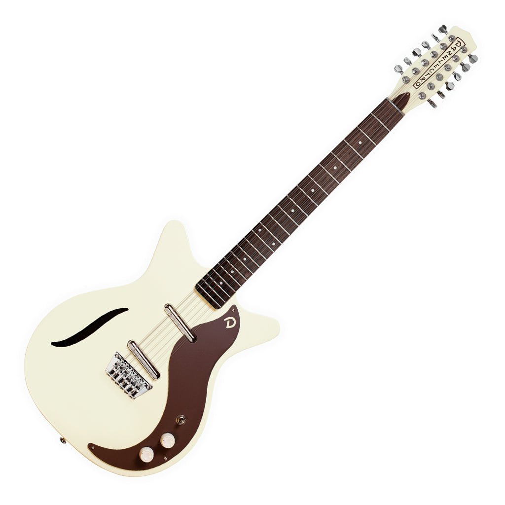 Danelectro Vintage 12 String - White Electric Guitars Sky Music