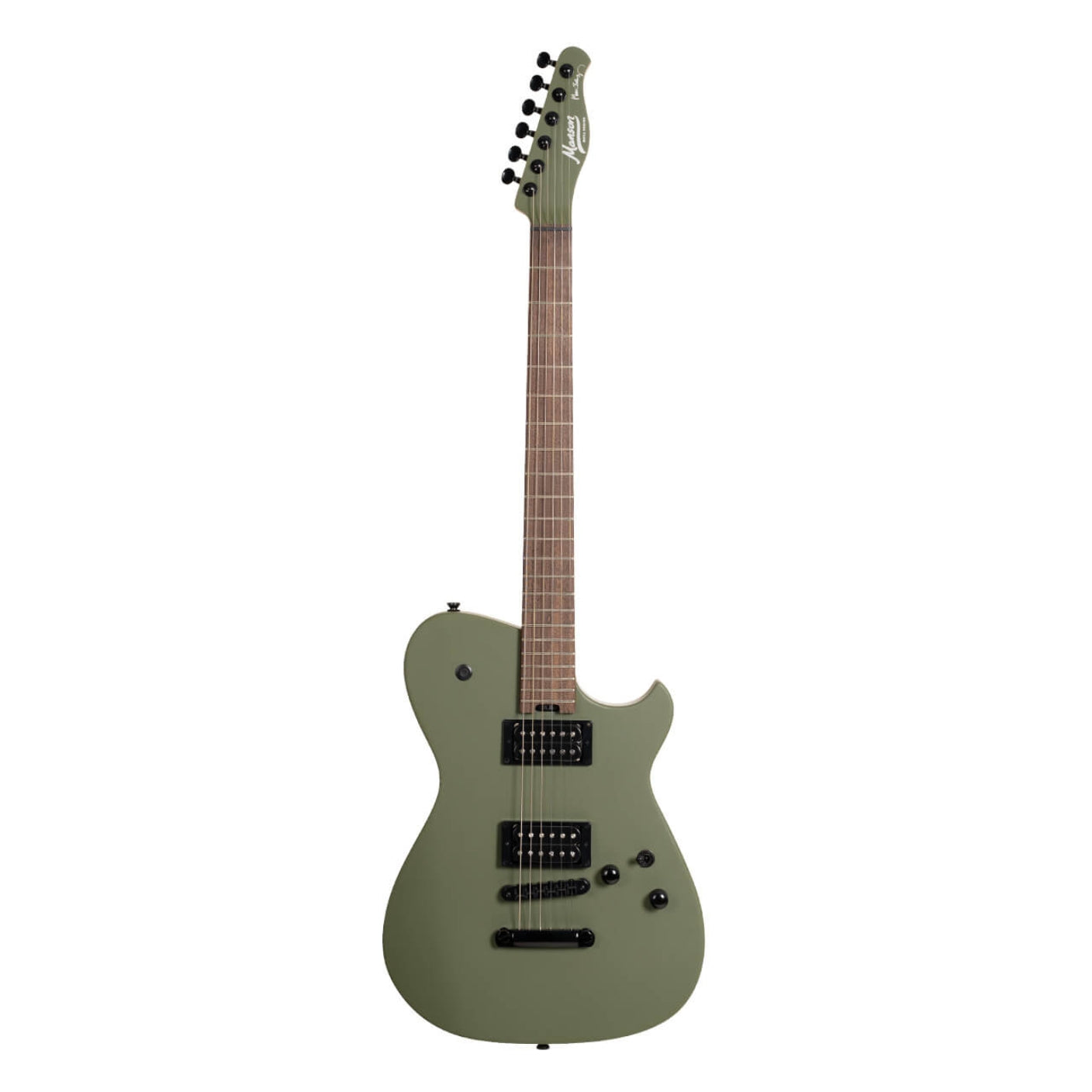 Cort - MBM-2H Electric Guitar - Satin Olive Green
