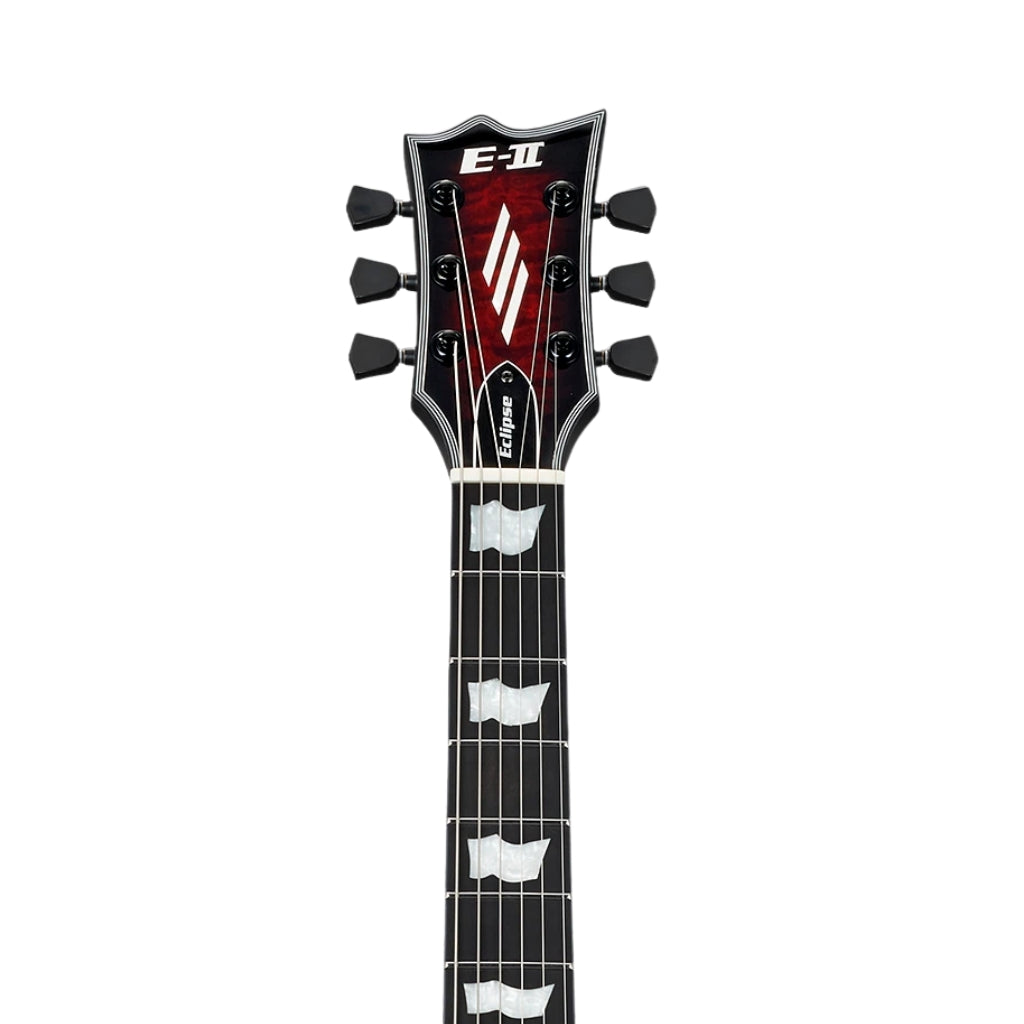 ESP - E-II Eclipse QM Electric Guitar - See-thru Black Cherry Sunburst