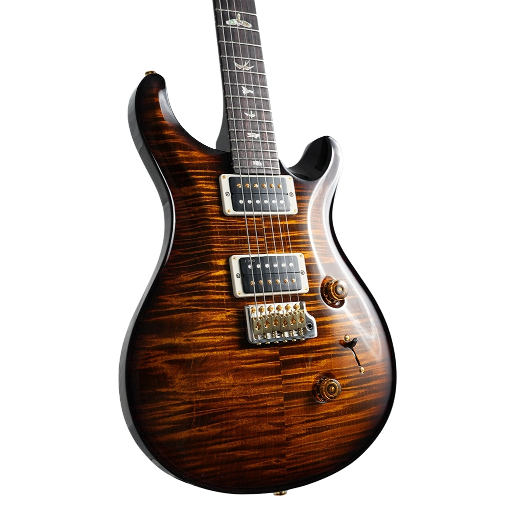 PRS - Custom 24 Pattern Thin 10 Top Electric Guitar - Black Gold Burst