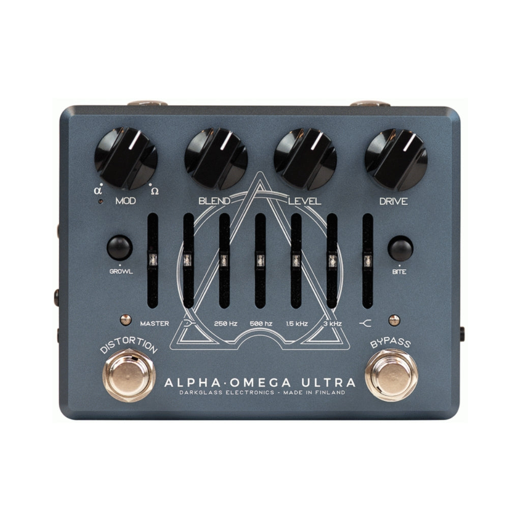 Darkglass - Alpha Omega Ultra Dual - Bass Preamp OD Pedal with Aux In