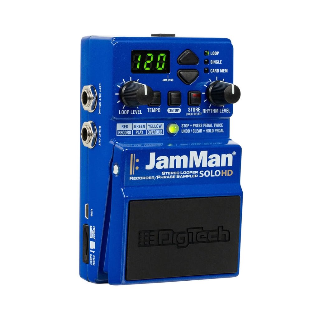 Digitech JamMan Solo HD Compact Looper Effects Pedals Sky Music