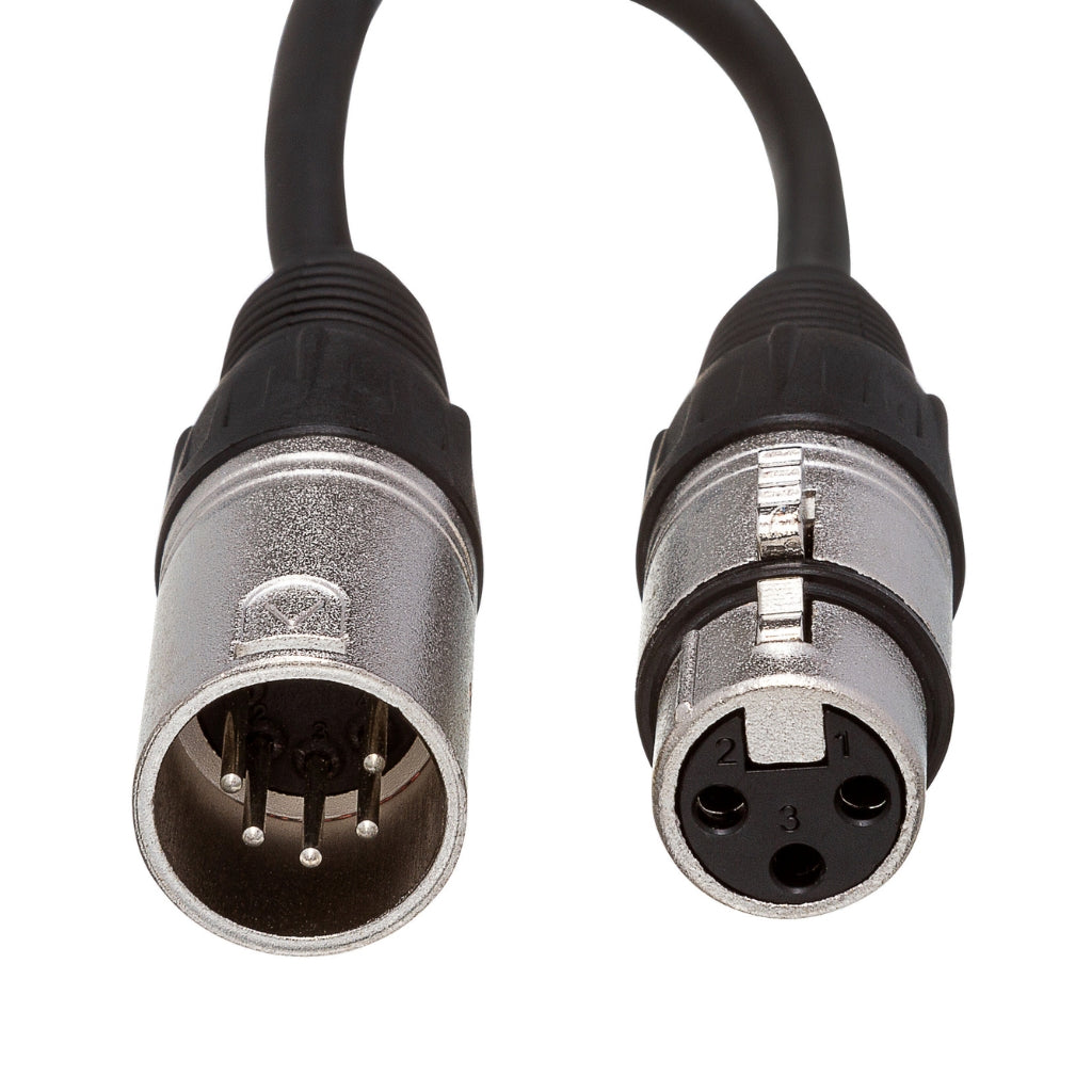 Hosa Technology - XLR5M to XLR3F - DMX512 Adaptor